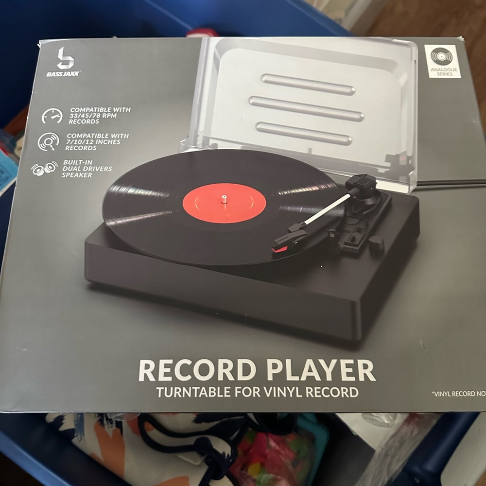 Black Vinyl Record Collection Media